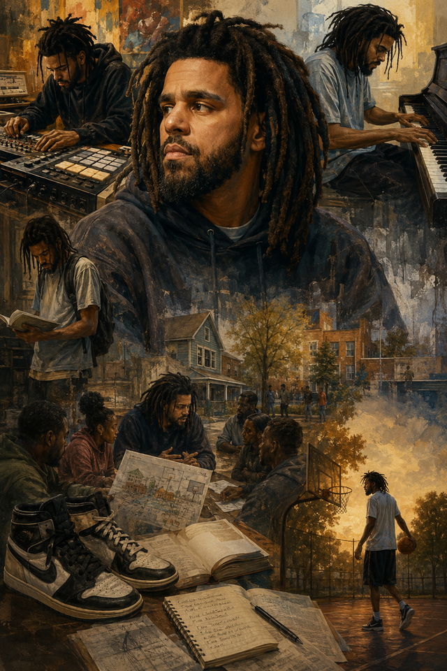 J. Cole Untold Story card
