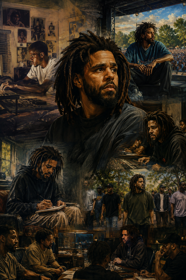 J. Cole Then & Now card